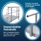 SSFPF-55 5 x 5 Silver Spring Wheelchair Platform for Ramp 3