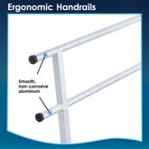 CL-SSGHR-06 6 L -Silver Spring Aluminum Wheelchair Access Ramps with Handrails SSGHR-06__7