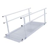 CL-SSGHR-09 9 L -Silver Spring Aluminum Wheelchair Access Ramps with Handrails SSGHR-09__1