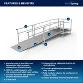 SSS-P Silver Spring Clearway Modular Wheelchair Ramp Kits 1