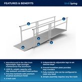 SSS10S Silver Spring Clearway 10 Straight Modular Ramp 1