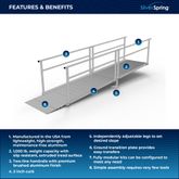 SSS12S Silver Spring Clearway 12 Straight Modular Ramp 1