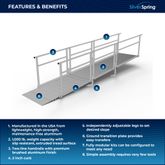SSS14S Silver Spring Clearway 14 Straight Modular Ramp 1