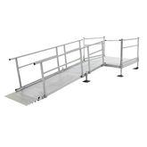 SSS20L55TT Silver Spring Clearway 20 L-Shaped Modular Ramp with 5 Platform and Turn 4