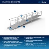 SSS22S Silver Spring Clearway 22 Straight Modular Ramp 1