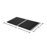 CL-SSTP1632 16 x 32 Silver Spring Aluminum Solid Threshold Ramp SSTP1632__2