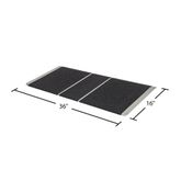 CL-SSTP1636 16 x 36 Silver Spring Aluminum Solid Threshold Ramp SSTP1636__2