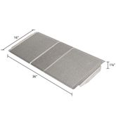CL-SSTP1636 16 x 36 Silver Spring Aluminum Solid Threshold Ramp SSTP1636__3
