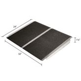 SSTP2432 24 x 32 Silver Spring Aluminum Solid Threshold Ramp 3