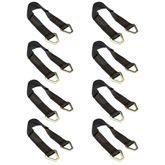 Strap-2-Axle-24-8 2 x 2 Axle Strap with D-Rings - 8-Pack