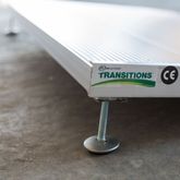 TAER12 1 L x 3 W EZ-ACCESS TRANSITIONS Aluminum Adjustable Self-Supporting Threshold Ramp 1