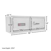 CL-TC-182448 HD Ramps Lockable Underbody Trailer Tool Cabinet - 48 x 24 x 18 TC-182448__2