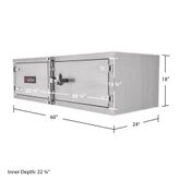 TC-182460 HD Ramps Lockable Underbody Trailer Tool Cabinet - 60 x 18 x 24 2