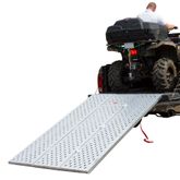 TFP-9354 7 9 L x 53-12 W Black Widow Aluminum Punch Plate Folding ATV Ramp