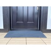 THRBE-150-SG 14 L x 40 W x 15 H - Storm Grey - EZ-ACCESS TRANSITIONS Rubber Modular Threshold Ramp 2