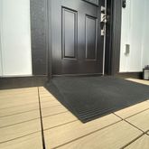 THRBE-250-B 25 L x 43 W x 25 H - Black - EZ-ACCESS TRANSITIONS Rubber Portable Threshold Ramp 2