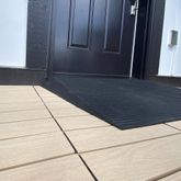 THRBE-250-B 25 L x 43 W x 25 H - Black - EZ-ACCESS TRANSITIONS Rubber Portable Threshold Ramp 5