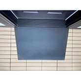 THRBE-250-SG 25 L x 43 W x 25 H - Storm Grey - EZ-ACCESS TRANSITIONS Rubber Portable Threshold Ramp 1