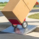 TR3624C 24 L x 36 W - Aluminum EZ-Traction Curb Ramp 1