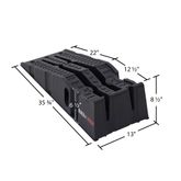 TS297 Black Widow Stackable Plastic Service Ramps - 16000 lb GVW Capacity 2