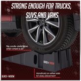 TS297 Black Widow Stackable Plastic Service Ramps - 16000 lb GVW Capacity EI1