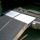 CL-UTW1030 PVI Aluminum Multi-Fold Rear Door Wheelchair Van Ramp - 10 L UTW1030__3