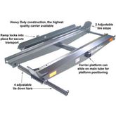 VH-55DM-RO 71 Double Motorcycle  Dirt Bike Carrier with Loading Ramp 5