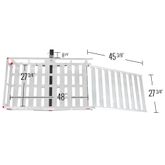 WCC-500A-U Apex Aluminum Basket Cargo Carrier with Ramp 2