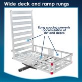 WCC-500A Silver Spring Aluminum Scooter and Wheelchair Carrier 7