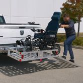 WCC-500A Silver Spring Aluminum Scooter and Wheelchair Carrier 8