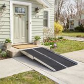 WCMF-4 4 Silver Spring Portable Aluminum Wheelchair Ramp Multi-Fold - 600 lb Capacity 7
