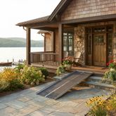 WCMF-7 7 Silver Spring Portable Aluminum Wheelchair Ramp Multi-Fold - 600 lb Capacity 7