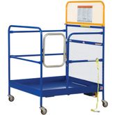 WP-3636-CA Vestil Work Platform with Casters - 36 W x 36 L 1