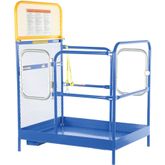 WP-3636-DD Vestil Dual Door Work Platform - 36 W x 36 L