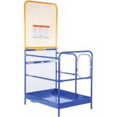 WP-3648-84B Vestil Work Platform with 84 H Back - 36 W x 48 L