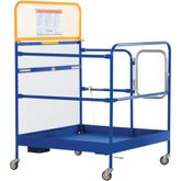 WP-3648-CA Vestil Work Platform with Casters - 36 W x 48 L