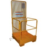WP-3737-FD-84B Vestil Folding Work Platform with 84 H Back - 37 W x 37 L