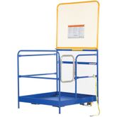 WP-4848-84B Vestil Work Platform with 84 H Back - 48 W x 48 L 1