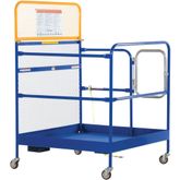 WP-4848-CA Vestil Work Platform with Casters - 48 W x 48 L