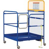 WP-4848-CA Vestil Work Platform with Casters - 48 W x 48 L 1