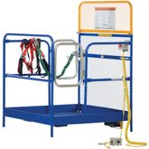 WP-4848-DD-FF Vestil Full Featured Dual Door Work Platform - 48 W x 48 L 1