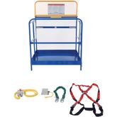 WP-4848-DD-FF Vestil Full Featured Dual Door Work Platform - 48 W x 48 L 2