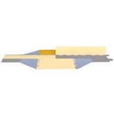 WSA-125-RFAH-DY Female Ramp for 5-Channel Yellow Jacket AMS Cable Protector for 125 Dia Cables 2