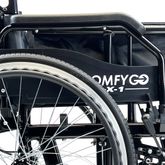 X1-P ComfyGo Manual Wheelchair with Quick-Detach Wheels 7