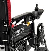 X9-MAX-RED ComfyGo 20AH Remote-Controlled Electric Wheelchair with Auto-Recline  Lifting Leg Rests - Red 6