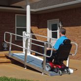 XPS836 8 L PVI OnTrac Wheelchair Access Ramp with Handrails 1