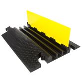 YJ3-225W-YB 3-Channel Yellow Jacket  Extra-Wide Cable Protector for 2125 Dia Cables