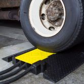 YJ3-225W-YB 3-Channel Yellow Jacket  Extra-Wide Cable Protector for 2125 Dia Cables 1