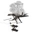 Black Widow extra wide 1,000 lb capacity motorcycle table lift kit with bike