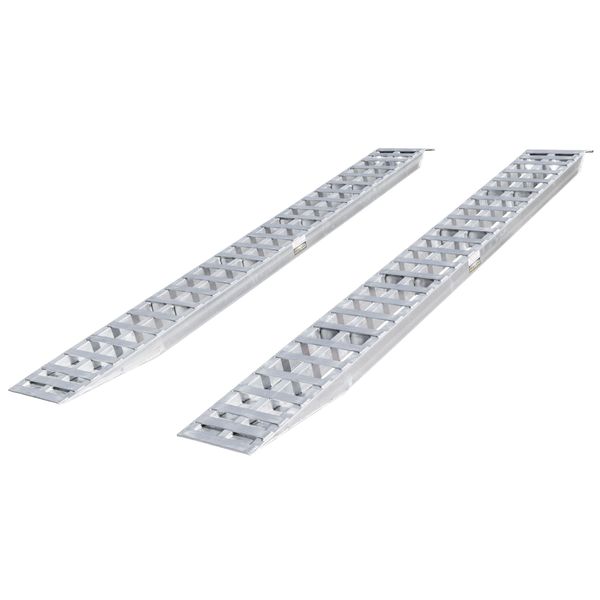 Aluminum Plate End Car Trailer Ramps - 144